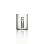 Puffco Proxy glass attachment with Wiidz 14mm connector oriented south, showcasing its sleek design and compatibility for enhanced dabbing experience.